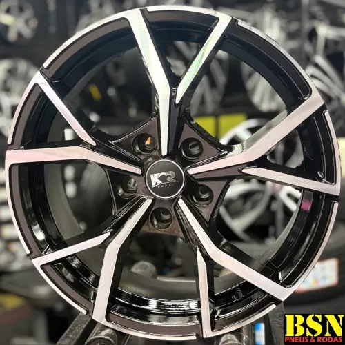 JOGO DE RODAS ARO 17x7 5x112/5x114 KRMAI K73 golf/jetta/civic/i30/elantra