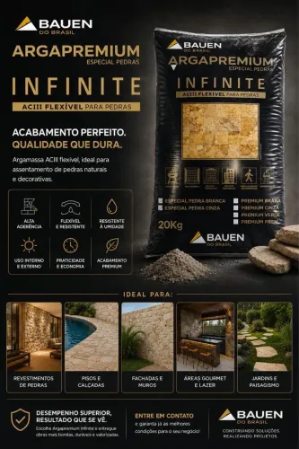 ARGAMASSA PREMIUM PARA PEDRAS BRANCA ACIII