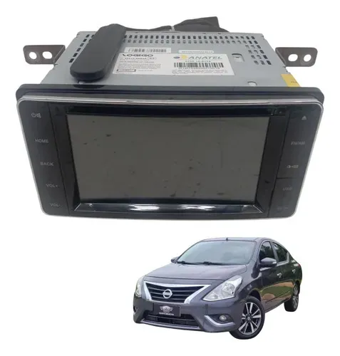 Central Multimidia Nissan Versa 1.6 2014 2015 2016 2017 2018