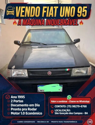 Fiat Uno Mille/ Mille EX/ Smart 2P (álcool) 2001