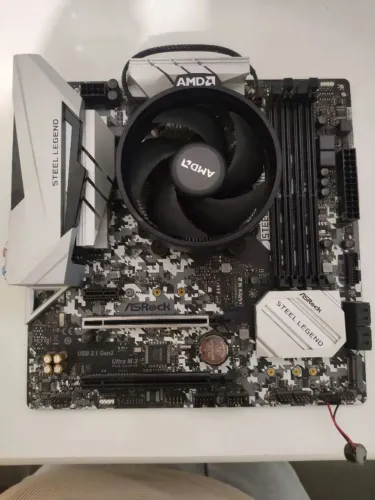 Kit placa mãe b450m e ryzen 5
