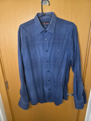 Camisa Aramis - azul xadrez - Tamanho M slim fit.