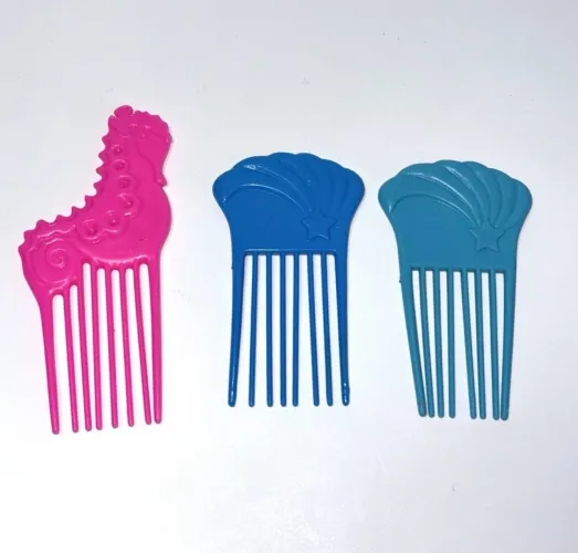 kit 3 pentes barbie totally hair vintage