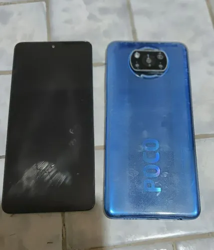 POCO X3 NFC (M2007J20CG) - Para Retirada de Peças (Tela Solta)<br>?Descrição: