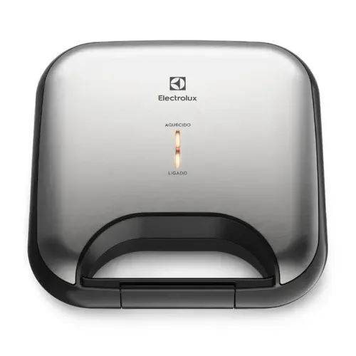 SANDUICHEIRA GRILL ELECTROLUX INOX CHAPA ONDULADA