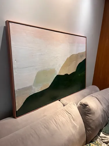 Quadro pintado a mão 1,20 por 0,80