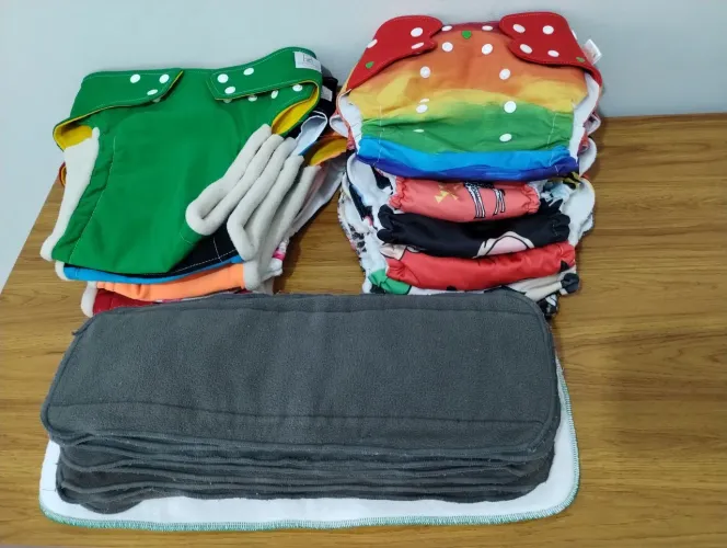 Fraldas ecológicas tamanho especial de 15  até 30kg