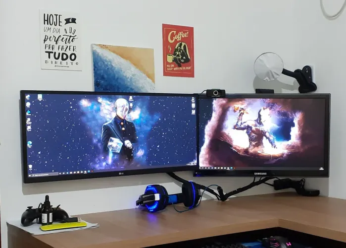 Monitor Wide 75hzs + Braço articulado (LG 29WL500-P