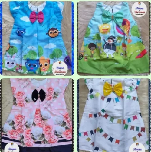 Lote Roupa Infantil Atacado - Vestidos Novos (Ótimo p/ Revenda)