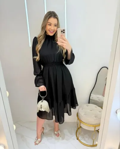 Vestido MIDI elegante tamanho M