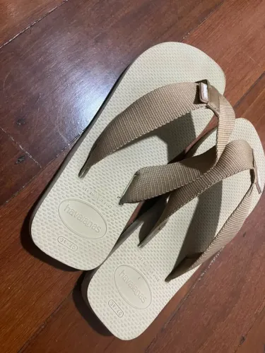 Havaianas tecido urban basic bege