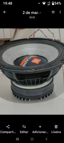 Auto falante jbl 15"