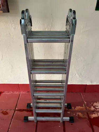Escada Articulada 4X4 Em Alumínio 8 Em 1 Com 4,29M Bumafer