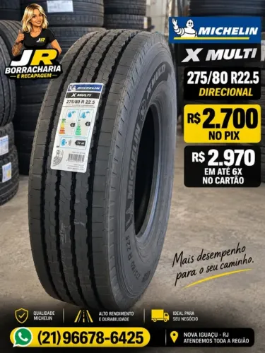 Pneu 275 80 R22,5- Michelin