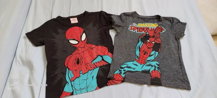 Bazar infantil. Kit camisetas homem aranha. 2 anos.