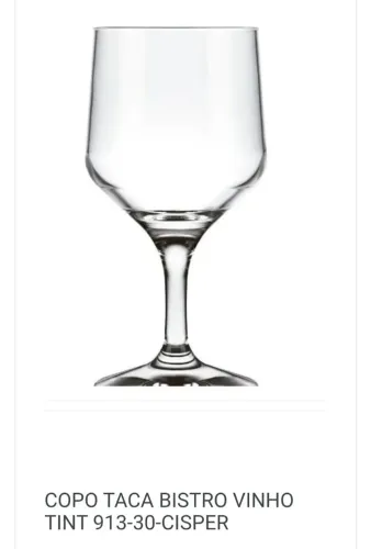 Taça De Vinho ou Água 