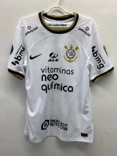 CAMISA OFICIAL CORINTHIANS BRANCA 2022 - TAM M