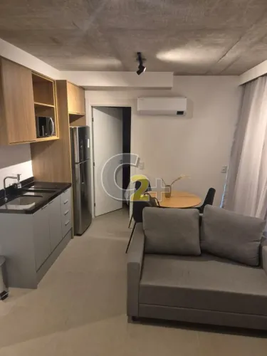 Apartamento à venda no Jardim Paulista com 39 m², 2 quartos, sem vaga