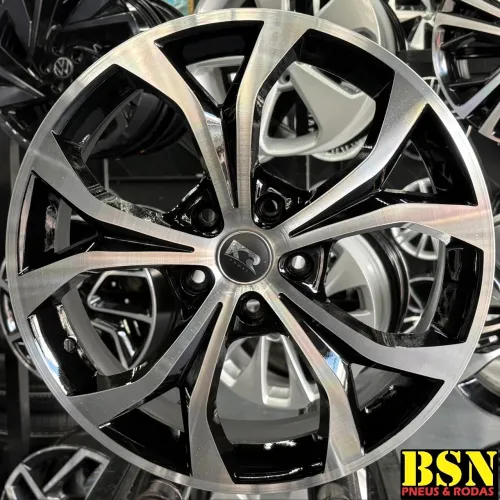 JOGO DE RODAS CIVIC G9 ARO 18 5x114 KRMAI R29 civic/i30/elantra/sonata/ix35/hrv