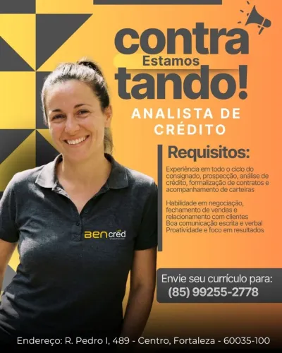 Vaga de emprego!