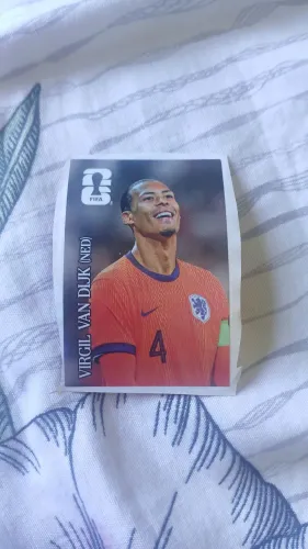 Virgil van dijk figurinha coca-cola