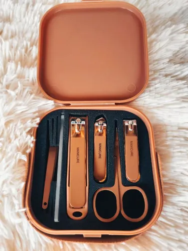 Kit manicure unhas em inox