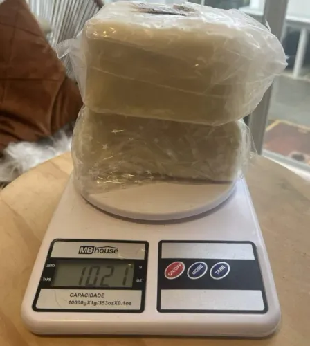 Cera blend de coco 1kg + Cera ecomix 500g para vela artesanal