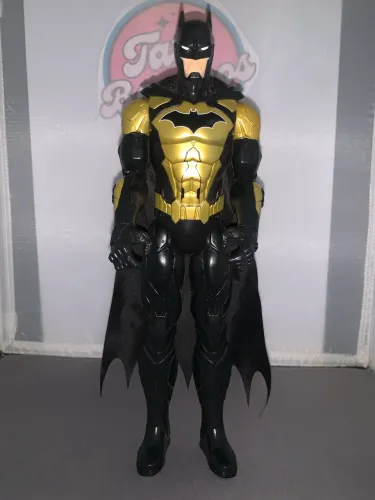 Boneco Batman sunny preto e dourado 30 cm usado ótimo estado