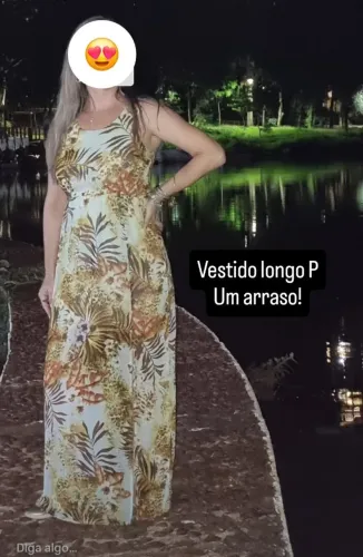 Vestido longo P lindo!