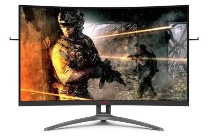 Monitor AOC Agon AG323FCXE 31.5" 165 Hz Curvo Full HD Preto