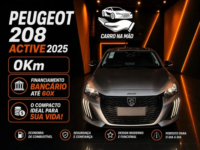 Peugeot 208 Active 1.0 Flex 5P Mec. 2025