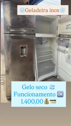 Geladeira inox