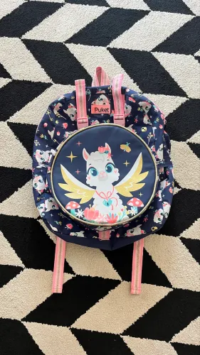 Mochila e lancheira infantil Puket seminova
