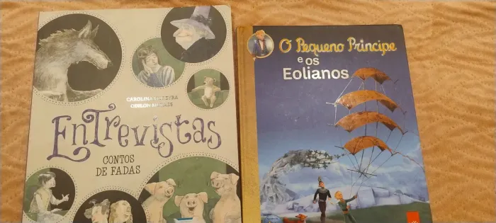 Combo de livros: "Entrevistas cinto de fadas" e "o pequeno príncipe e os Eolianos"