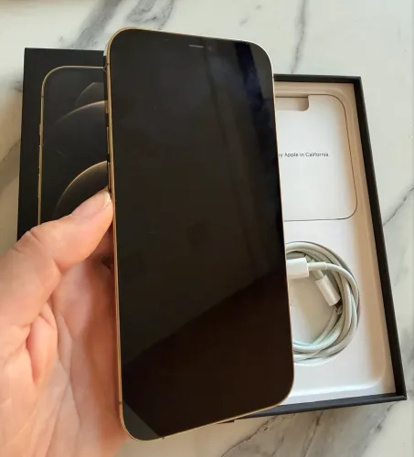 IPHONE 12 PRO MAX 256GB COM CABO CARREGADOR ORIGINAL DA APPLE