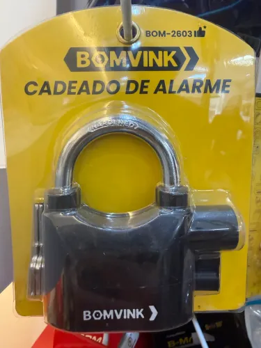 Cadeado com alarme 