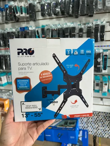 Suporte Articulado para Tv de 13 - 55 Polegadas Pro Eletrônic 