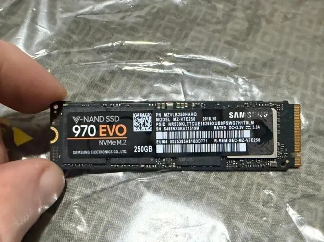 NVME m2 Samsung 970 EVO 256gb
