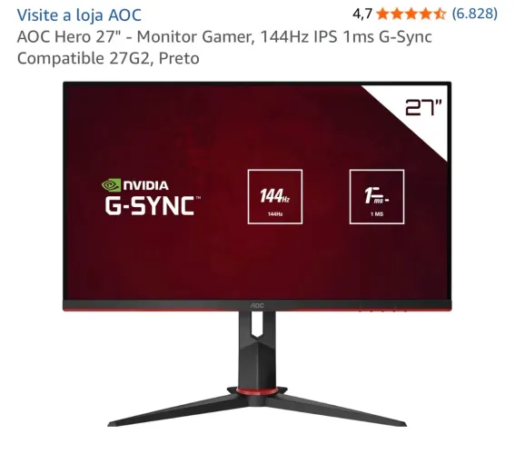 Monitor AOC HERO 27 144hz