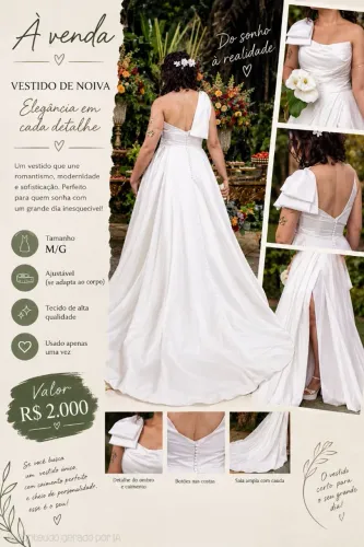 Vendo vestido de noiva