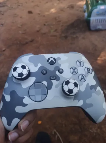 Controle Xbox camuflagem da neve
