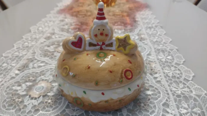 Enfeite de Natal em resina