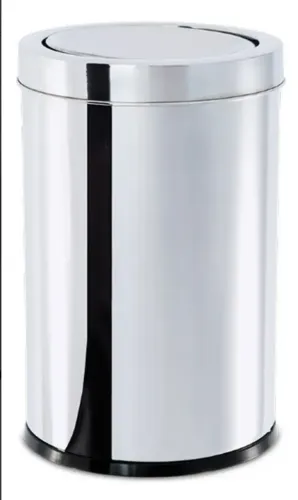 Lixeira em Inox c/ Tampa Basculante Brinox 21,2 Litros 3032/203 - NOVA