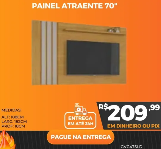 Painel atraente