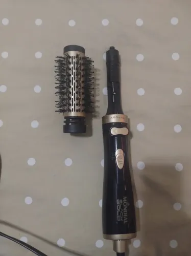 Escova de cabelo rotativa 