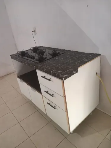 Balcão de Cozinha + Cooktop 5 Bocas