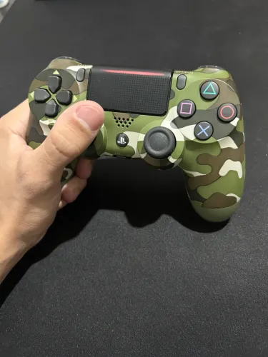 Controle PS4 DualShock 4 Original Camuflado Verde (Perfeito Estado)