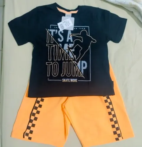 Conjunto Short e Blusa Tileesul Tamanho 8