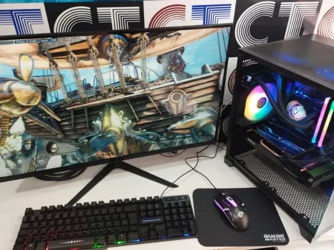 Pc Gamer Top, i9 10900k, RX 6600XT, 16gb Mem DDR4, Monitor 27 Pol *Parcelo*Entrego