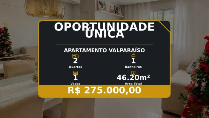 Seu novo lar em Valparaíso: Apartamento com Cozinha Ampla e Completa!